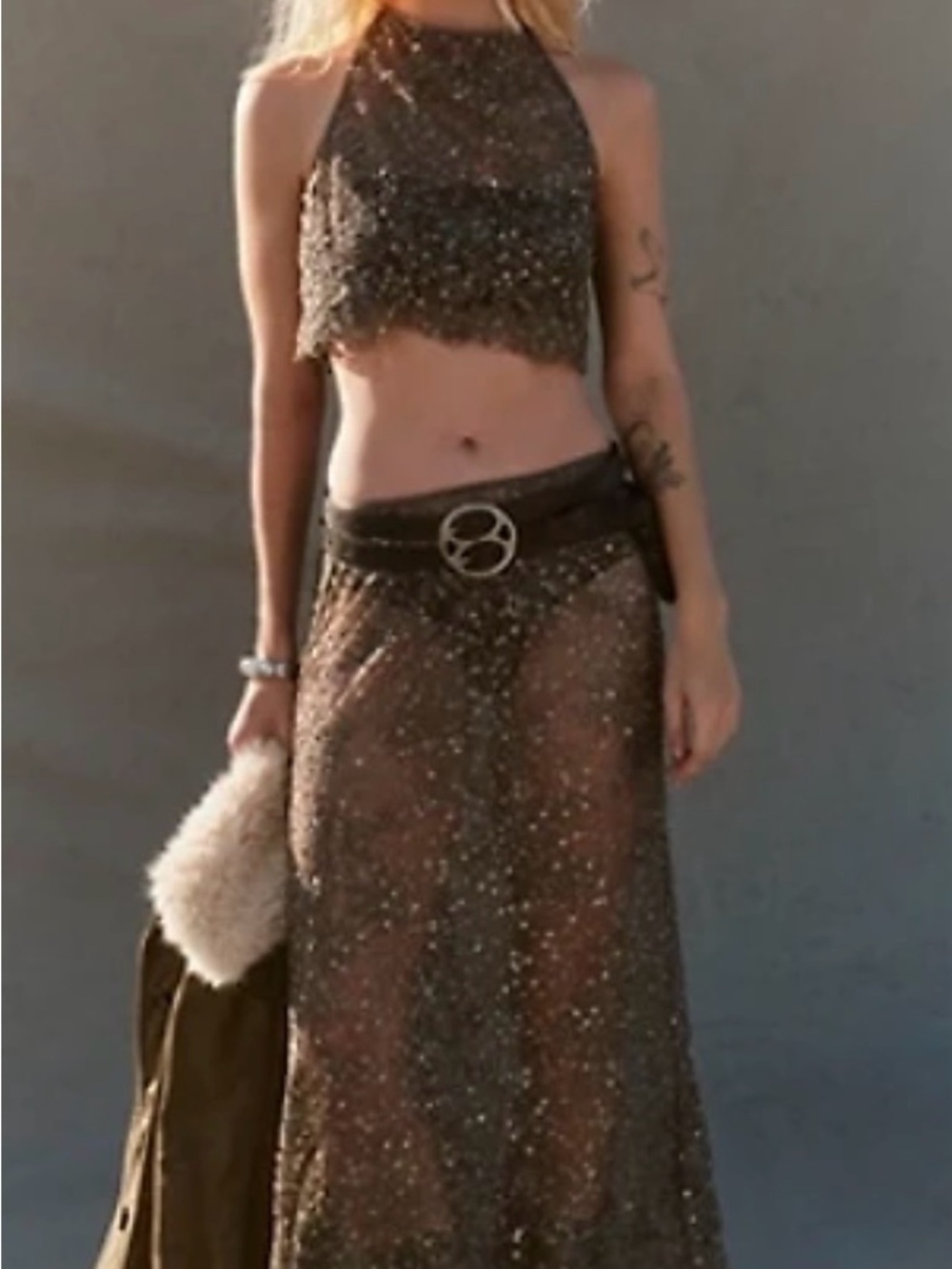 Women's Sheer Sparkle SET